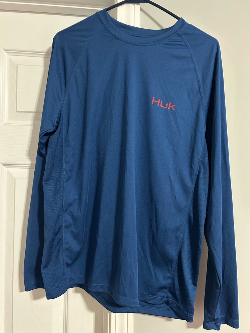 Huk Long Sleeve Performance Top - Blue